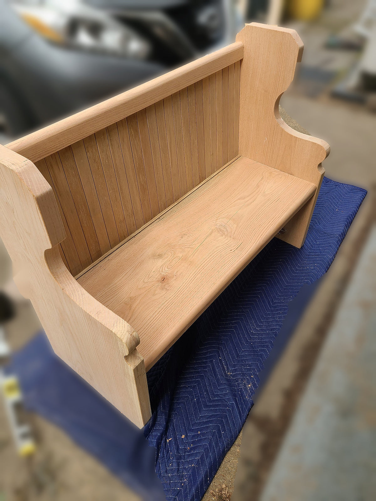 Church Pew-Style Bench
