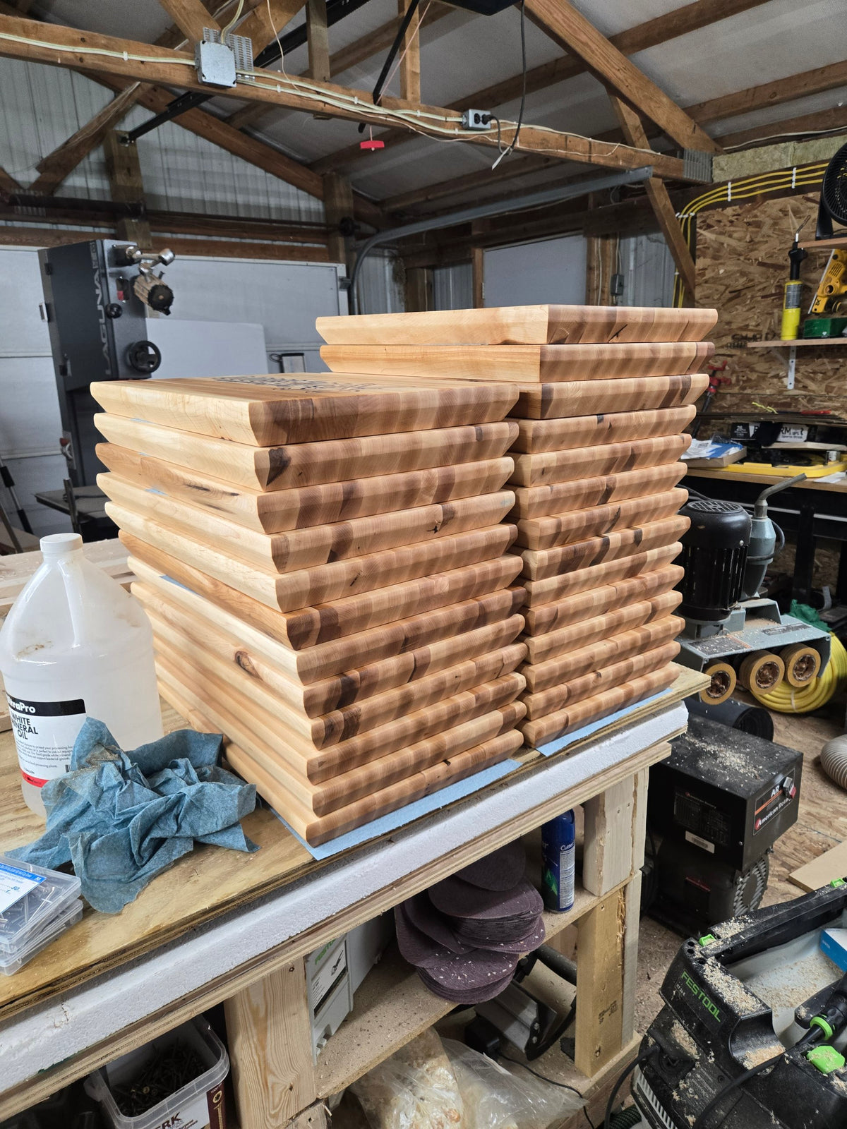 Large-Batch Cutting Boards